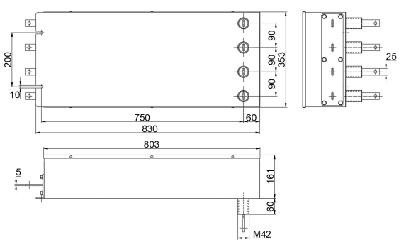 三相四线制电源滤波器 三相四线制电源滤波器
